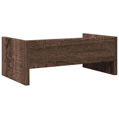 vidaXL Supporto per Monitor Rovere Marrone 42x24x16 cm in Truciolato