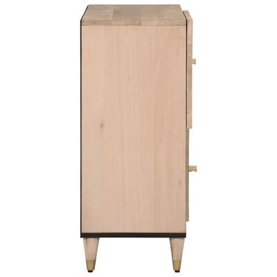 vidaXL Credenza 80x33x75 cm in Legno Massello di Mango