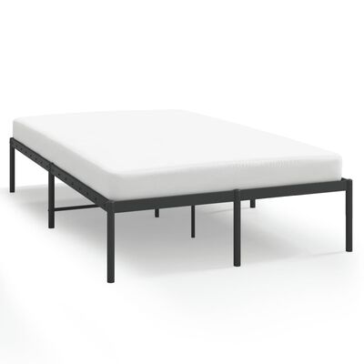 vidaXL Giroletto in Metallo Nero 135x190 cm