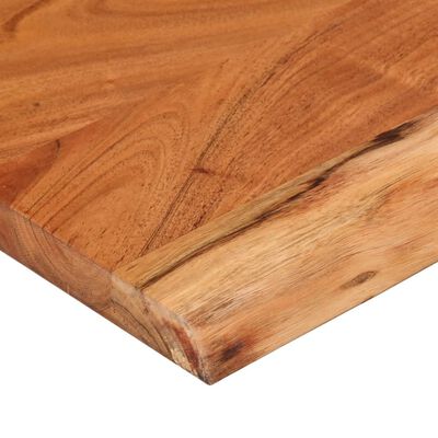 vidaXL Mensola a Muro 90x30x2,5cm Rettangolare Legno Acacia Bordi Vivi