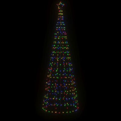 vidaXL Illuminazione Albero di Natale Picchetti 570LED Colorato 300cm