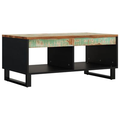 vidaXL Tavolino da Salotto 90x50x40 cm in Legno Massello di Recupero