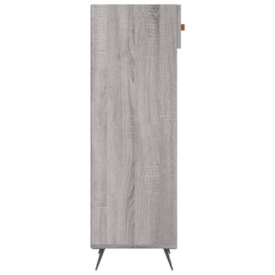 vidaXL Scarpiera Grigio Sonoma 30x35x105 cm in Legno Multistrato