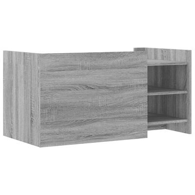 vidaXL Tavolino Salotto Grigio Sonoma 100x50x50 cm Legno Multistrato