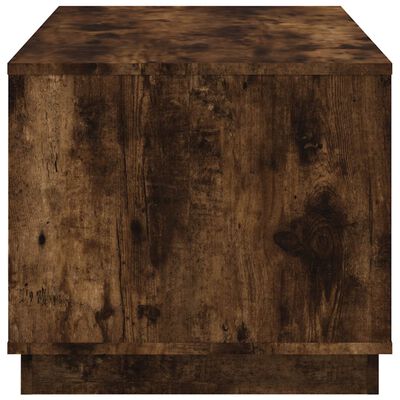 vidaXL Tavolino da Salotto Rovere Fumo 102x50x44 cm Legno Multistrato