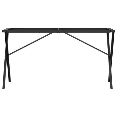 vidaXL Telaio Gambe a X per Tavolo da Pranzo 120x60x73 cm in Ghisa