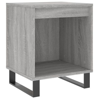 vidaXL Comodino Grigio Sonoma 40x35x50 cm in Legno Multistrato