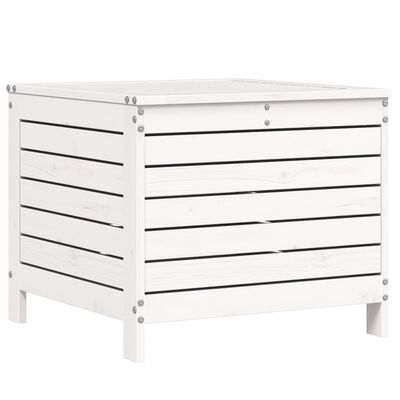 vidaXL Set Divani da Giardino 7 pz Bianco in Legno Massello di Pino