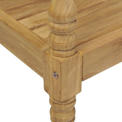 vidaXL Sedie Batavia 2 pz con Cuscini Blu Reale in Massello di Teak