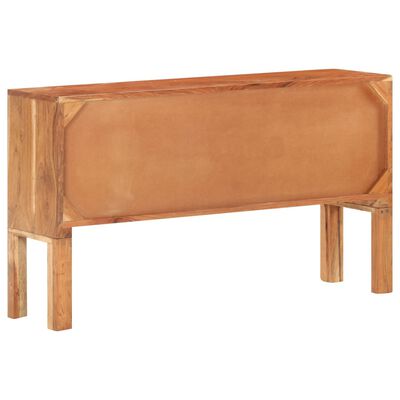 vidaXL Credenza 116x30x66 cm in Legno Massello di Acacia