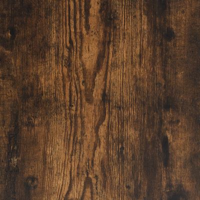 vidaXL Giroletto Rovere Fumo 100x200 cm in Legno Multistrato e Metallo