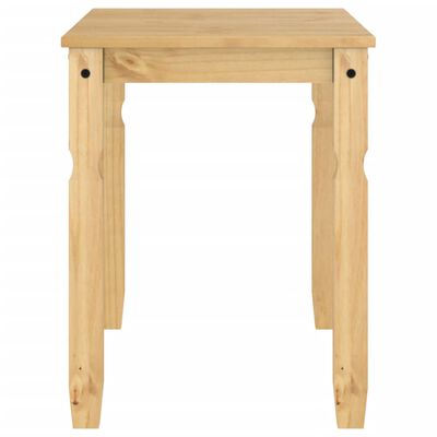 vidaXL Tavolo da Pranzo Corona 112x60x75 cm in Legno Massello di Pino