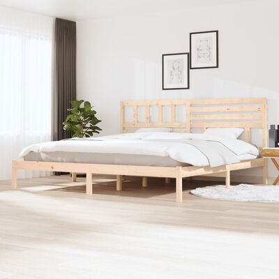 vidaXL Giroletto senza Materasso 180x200 cm in Legno Massello di Pino