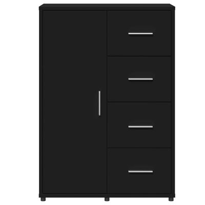 vidaXL Credenza Nero 60x31x84 cm in Legno Multistrato