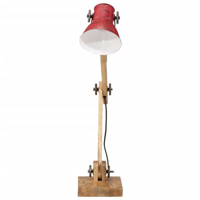 vidaXL Lampada da Scrivania 25 W Rosso Anticato 23x18x96 cm E27