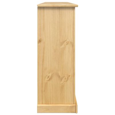 vidaXL Scarpiera Corona 99x32x85 cm in Legno Massello di Pino