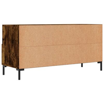 vidaXL Mobile Porta TV Rovere Fumo 102x36x50 cm in Legno Multistrato