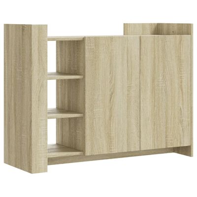 vidaXL Credenza Rovere Sonoma 100x35x75 cm in Legno Multistrato