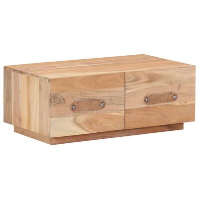 vidaXL Tavolino da Salotto 90x50x35 cm in Legno Massello di Recupero