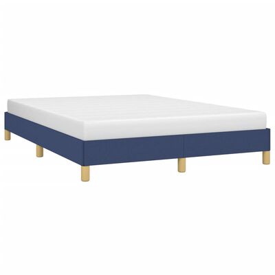 vidaXL Giroletto senza Materasso Blu 140x190 cm in Tessuto