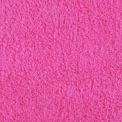 vidaXL Set ASciugamani SOLUND 8 pz Rosa 600 gsm