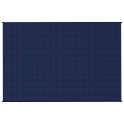 vidaXL Coperta Ponderata Blu 122x183 cm 9 kg Tessuto