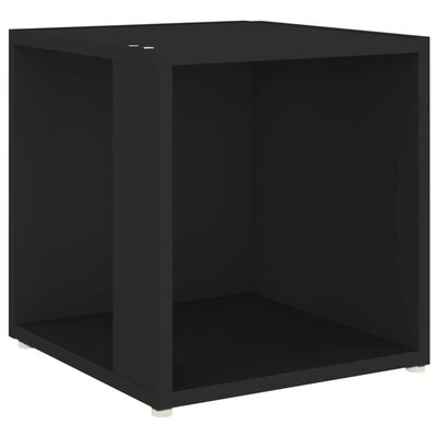 vidaXL Tavolino Nero 33x33x34,5 cm in Truciolato