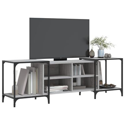 vidaXL Mobile Porta TV Grigio Sonoma 153x37x50 cm in Legno Multistrato