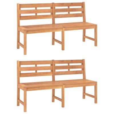 vidaXL Set da Pranzo per Giardino 5 pz in Legno Massello di Teak