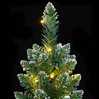 vidaXL Albero di Natale Artificiale Sottile con 150 LED 120 cm