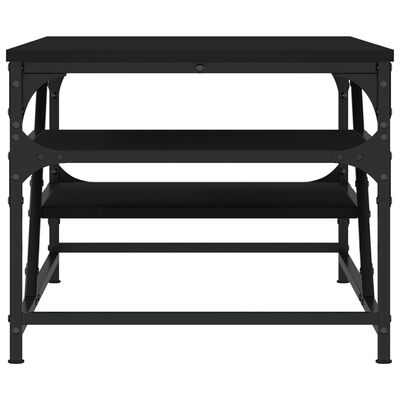 vidaXL Tavolino da Salotto Nero 100x49x40 cm in Legno Multistrato