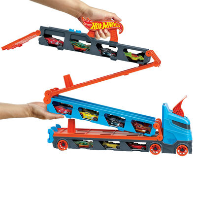 Hot Wheels Set Costruzione di Piste Giocattolo e Auto Speedway Hauler