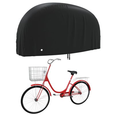 vidaXL Copertura per Bici Nera 200x85x110 cm 190T Oxford