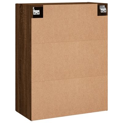 vidaXL Mobile a Parete Rovere Marrone 69,5x34x90 cm