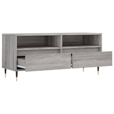 vidaXL Mobile Porta TV Grigio Sonoma 100x34,5x44,5cm Legno Multistrato