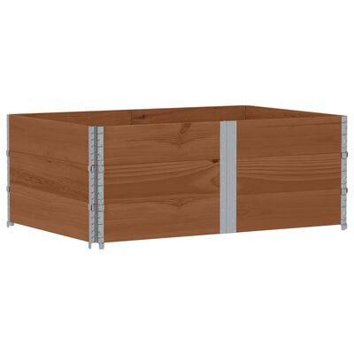 vidaXL Fioriera da Giardino Marrone 150x100 cm Legno Massello di Pino