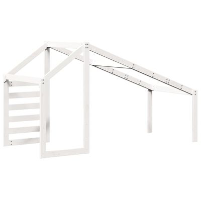 vidaXL Tetto per Letto Bambini Bianco 188x82x113cm Legno Massello Pino