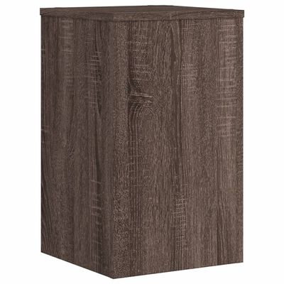 vidaXL Supporti per Piante 2 pz Marrone 30x30x50 cm Legno Multistrato