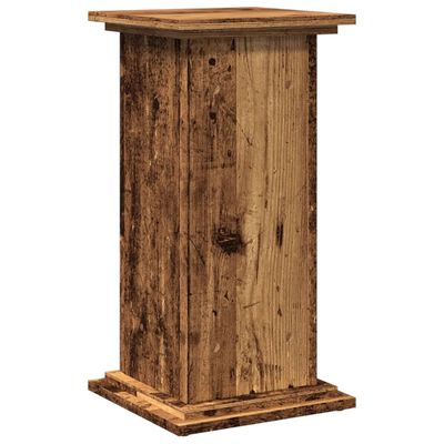 vidaXL Espositore con Portaoggetti Legno Antico 31x30x60 cm Truciolato