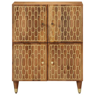 vidaXL Credenza 60x33x75 cm in Legno Massello di Mango