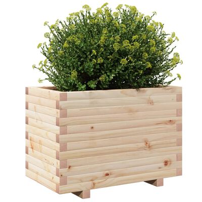 vidaXL Fioriera da Giardino 70x40x49,5 cm in Legno Massello di Pino