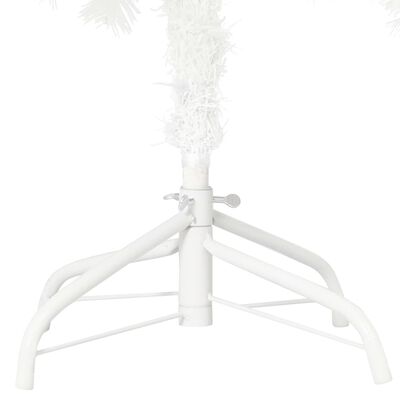 vidaXL Albero di Natale Preilluminato con Palline Bianco 150 cm