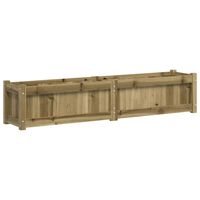 vidaXL Fioriera da Giardino 150x31x31 cm in Legno di Pino Impregnato