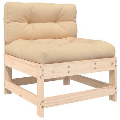 vidaXL Set Divani da Giardino 8 pz con Cuscini in Legno Massello