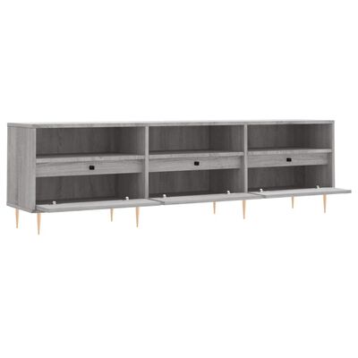 vidaXL Mobile Porta TV Grigio Sonoma 150x30x44,5 cm Legno Multistrato