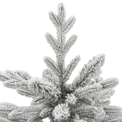 vidaXL Albero Natale Artificiale Incernierato con Neve Fioccata 150 cm