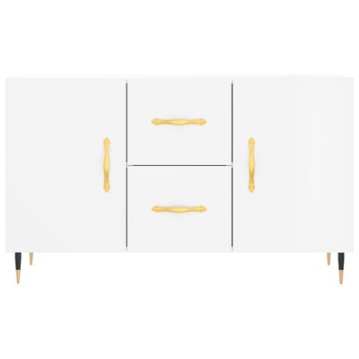 vidaXL Credenza Bianco Lucido 100x36x60 cm in Legno Multistrato