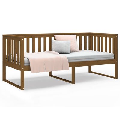 vidaXL Divano Letto senza Materasso Ambra 90x200cm Legno di Pino