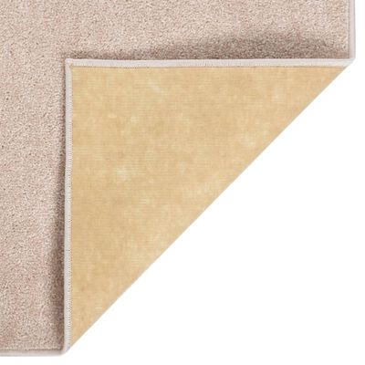 vidaXL Tappeto a Pelo Corto 200x290 cm Beige Scuro