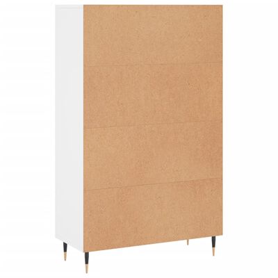 vidaXL Credenza Bianca 69,5x31x115 cm in Legno Multistrato